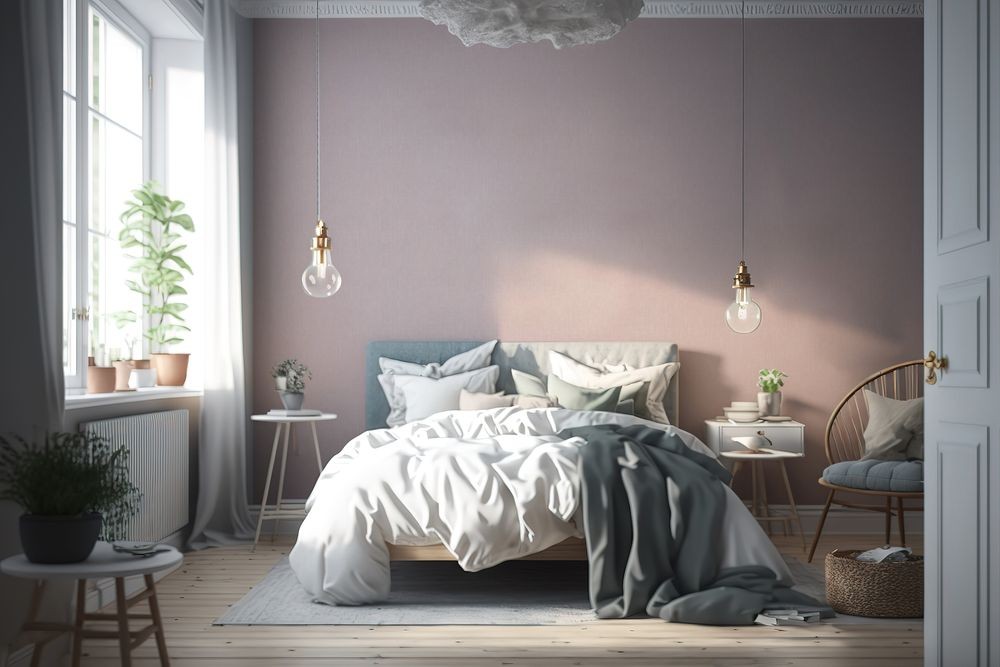 Picture of Linen fabric Soft Pink - 1036201-15